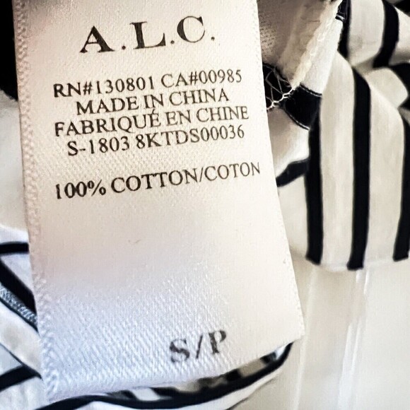 A.L.C. Kidman Striped Mini Dress - Picture 8 of 9